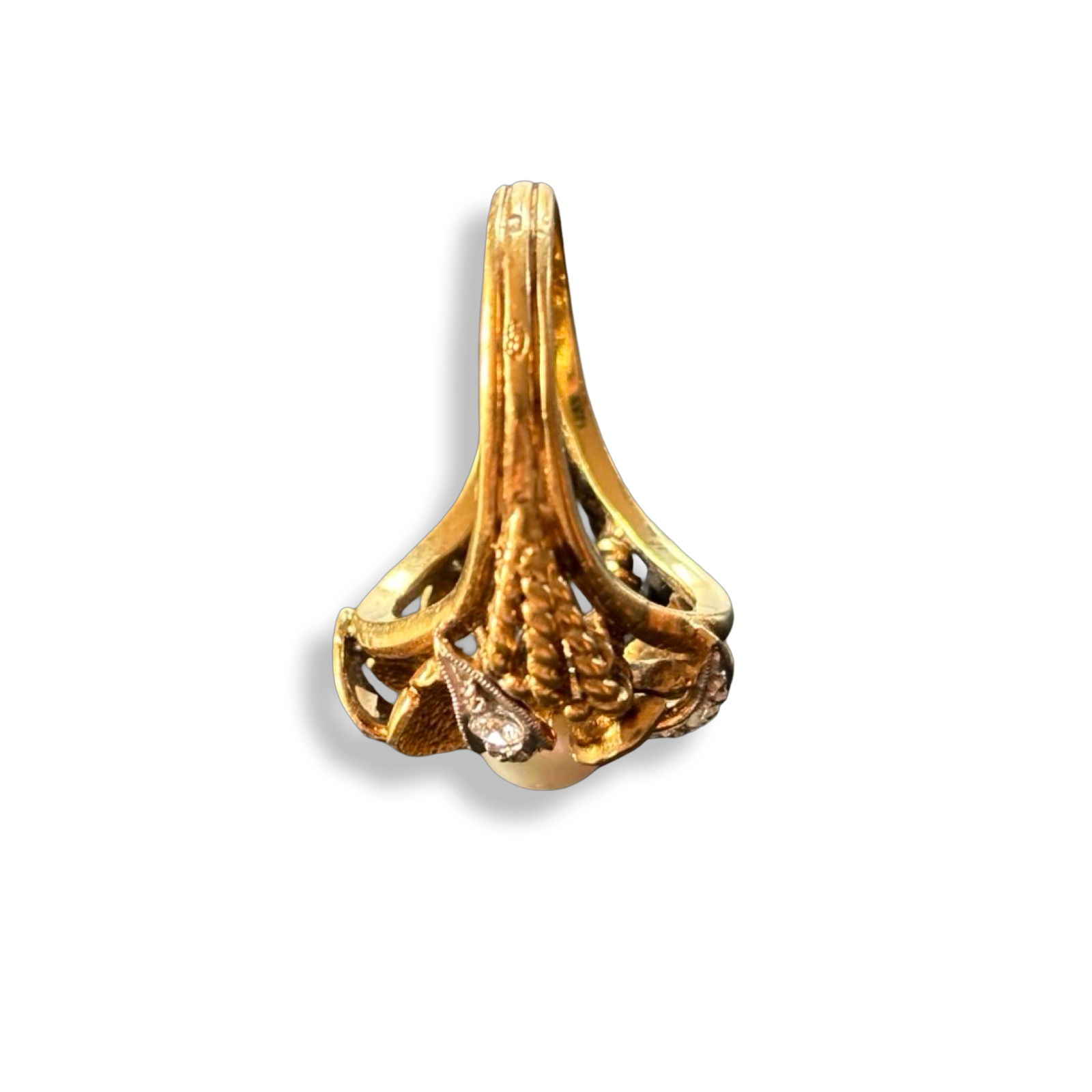 Bague florale Napoléon III
