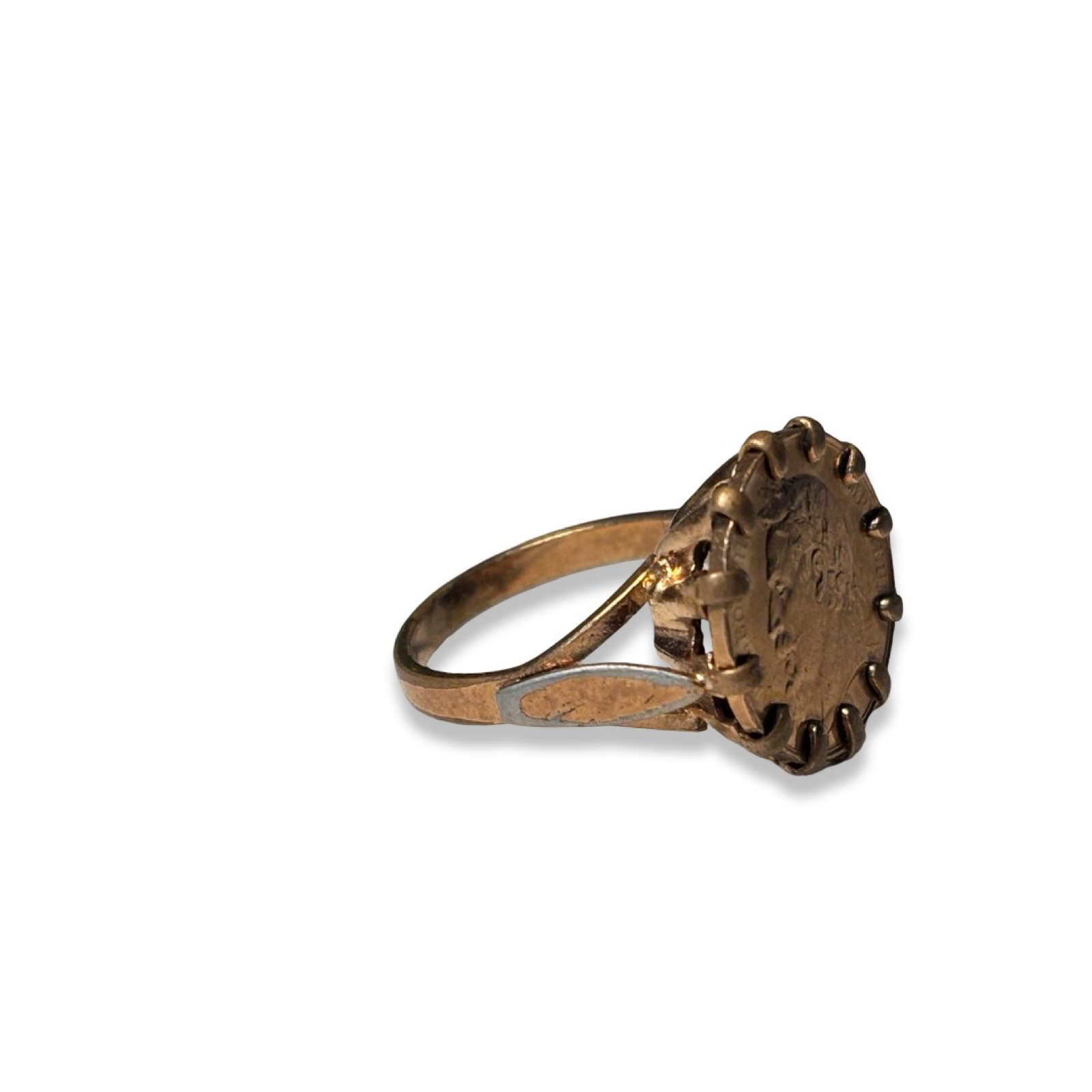 Bague pièce de monnaie