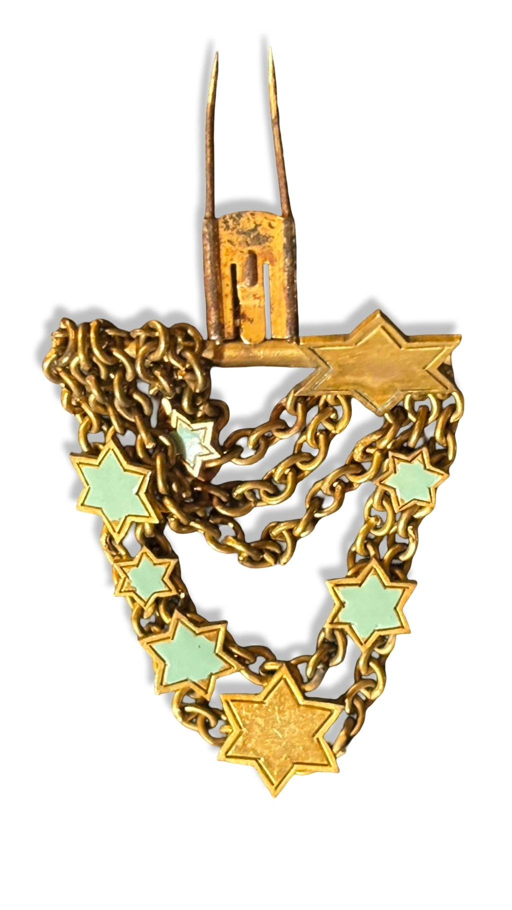 Broche de poche étoilée