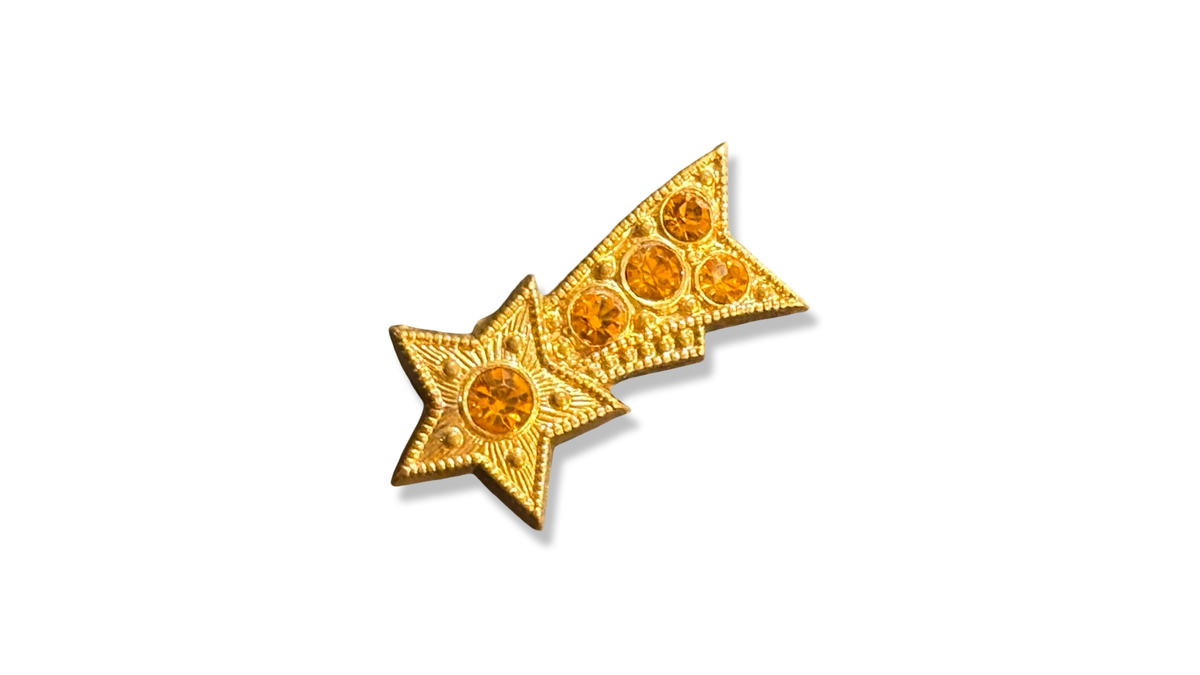 Broche étoilée