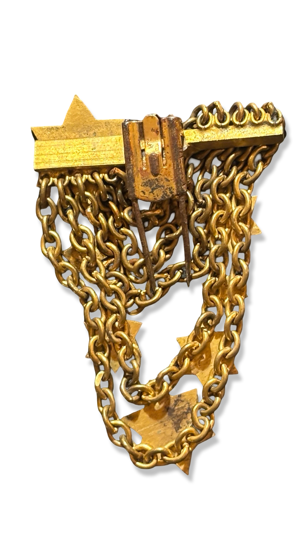 Broche de poche étoilée