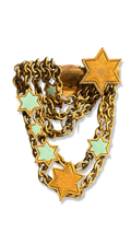 Broche de poche étoilée