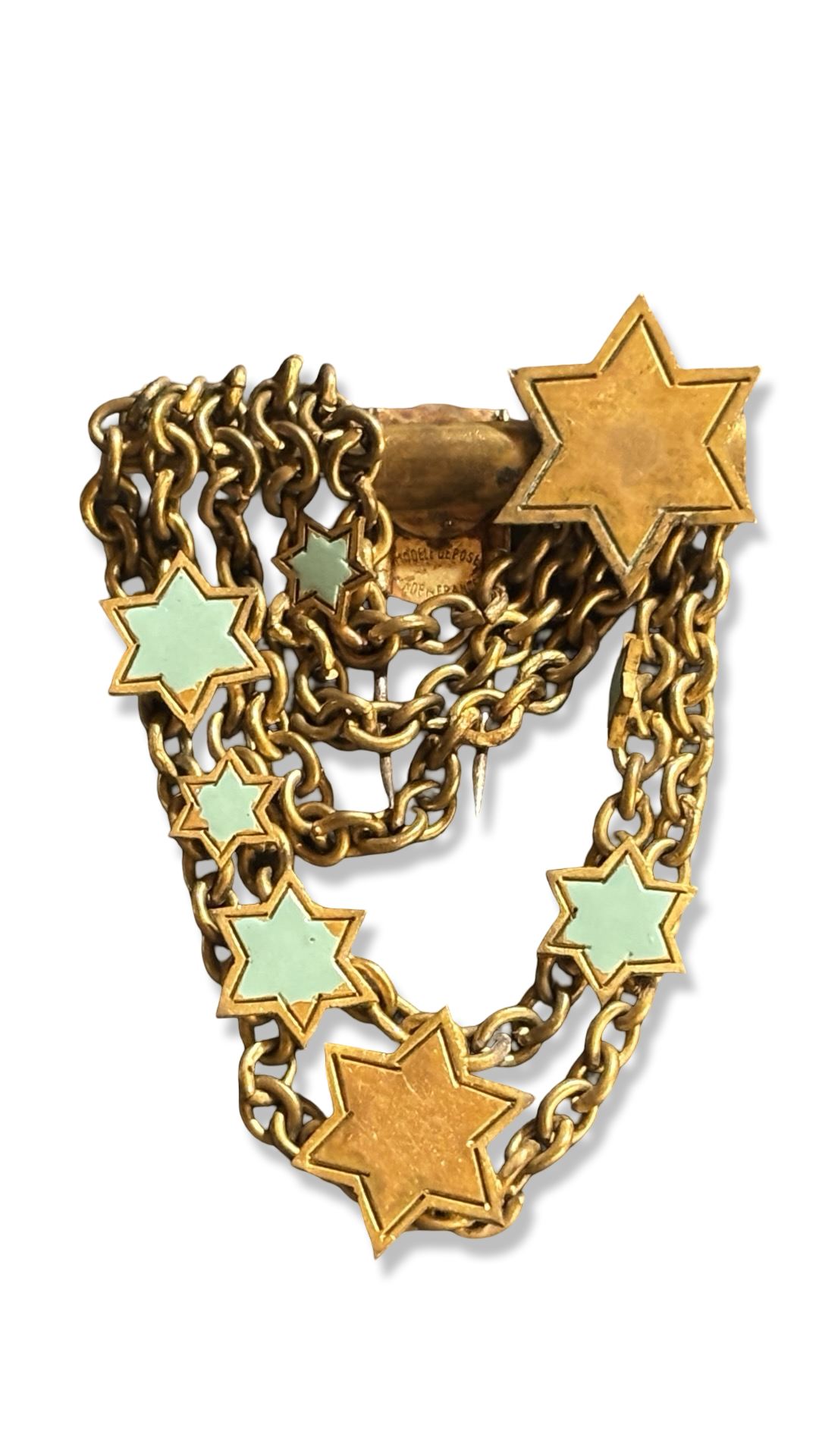 Broche de poche étoilée