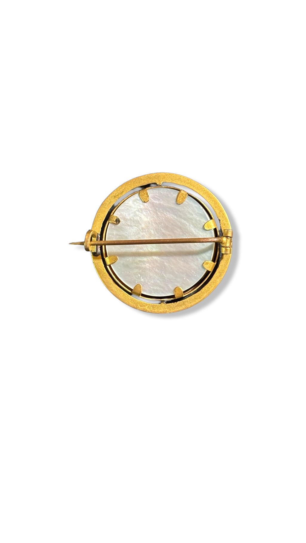 Broche portrait 1900