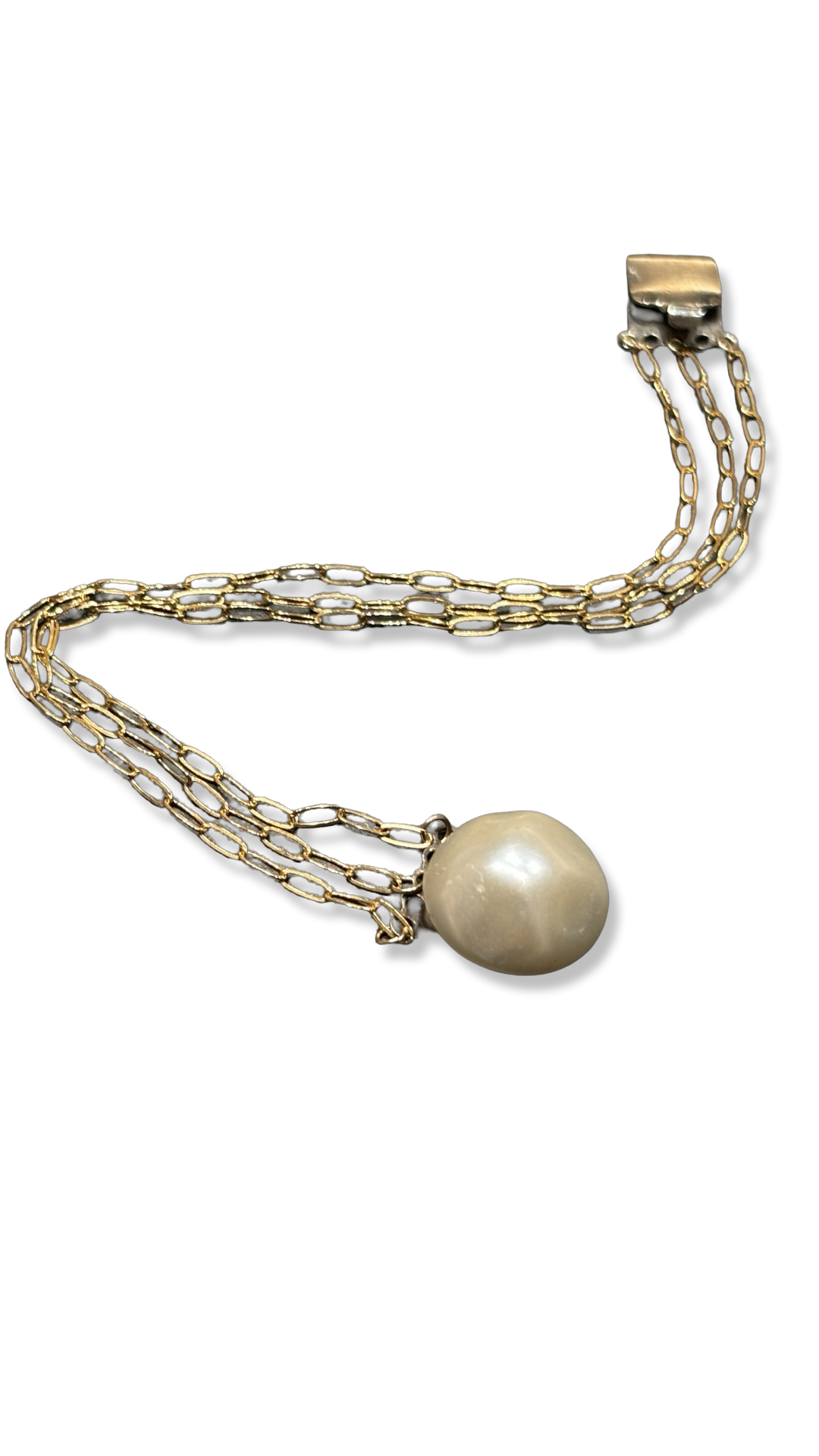 Bracelet 3 rangs et fermoir ancien