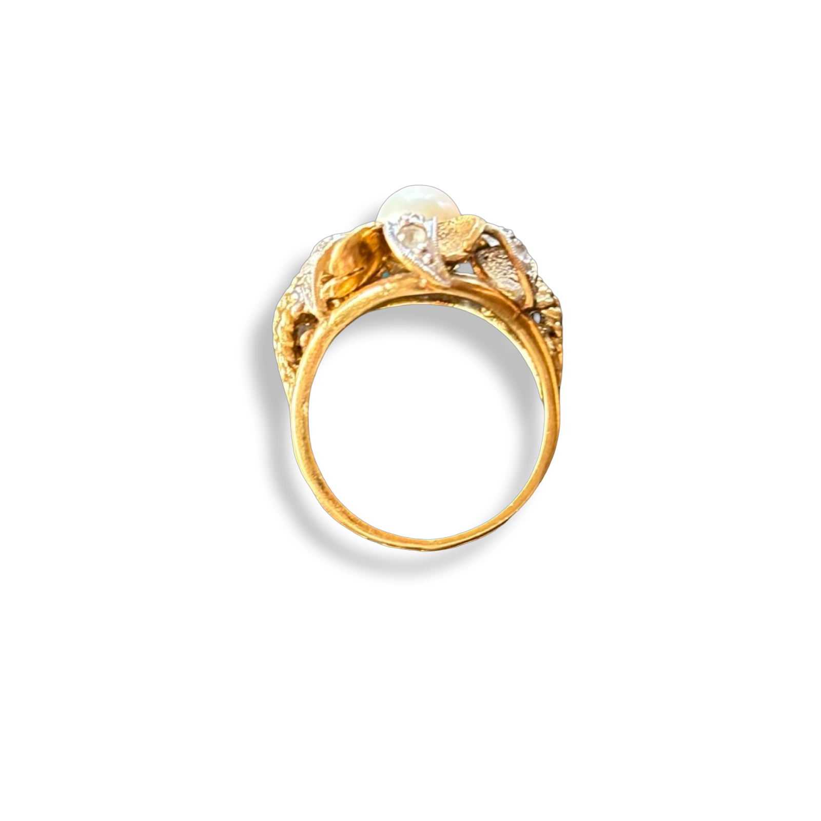 Bague florale Napoléon III
