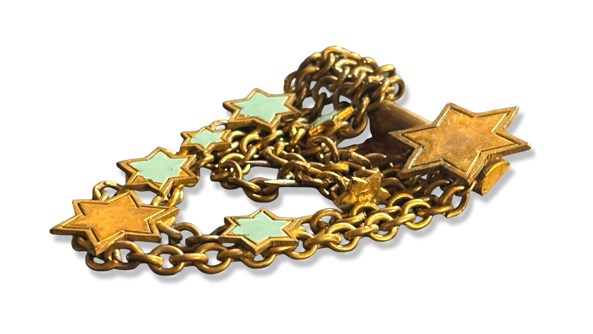 Broche de poche étoilée