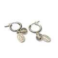 Mini créoles, quartz rose et médailles miraculeuses