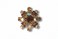 Broche en strass vintage années 60
