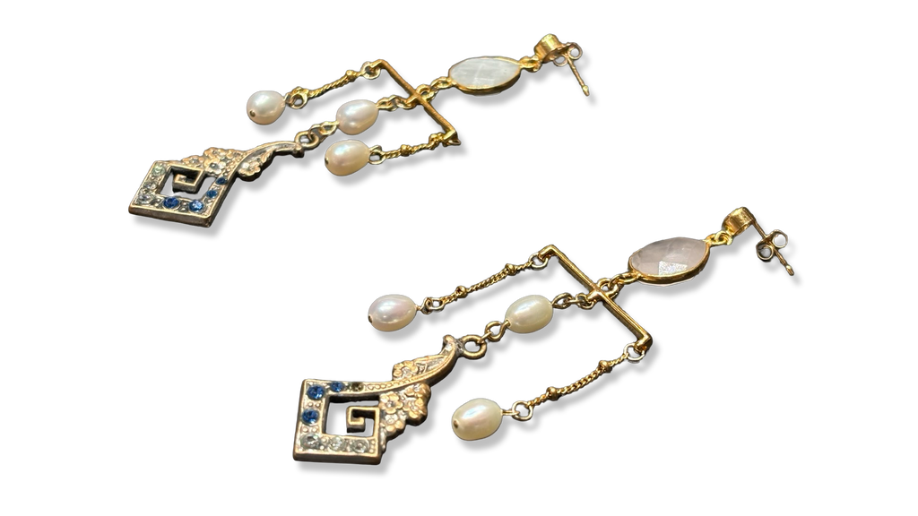 Pendants chandeliers , motif Art Deco