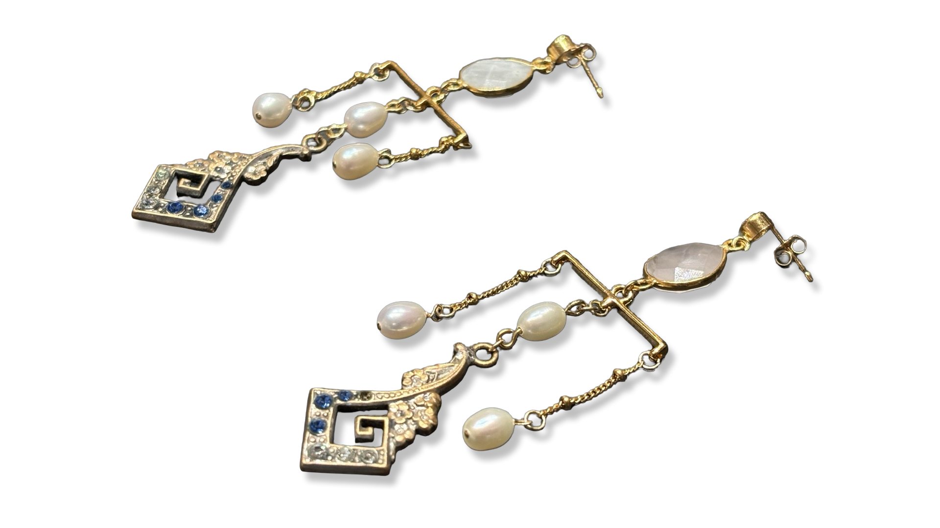 Pendants chandeliers , motif Art Deco