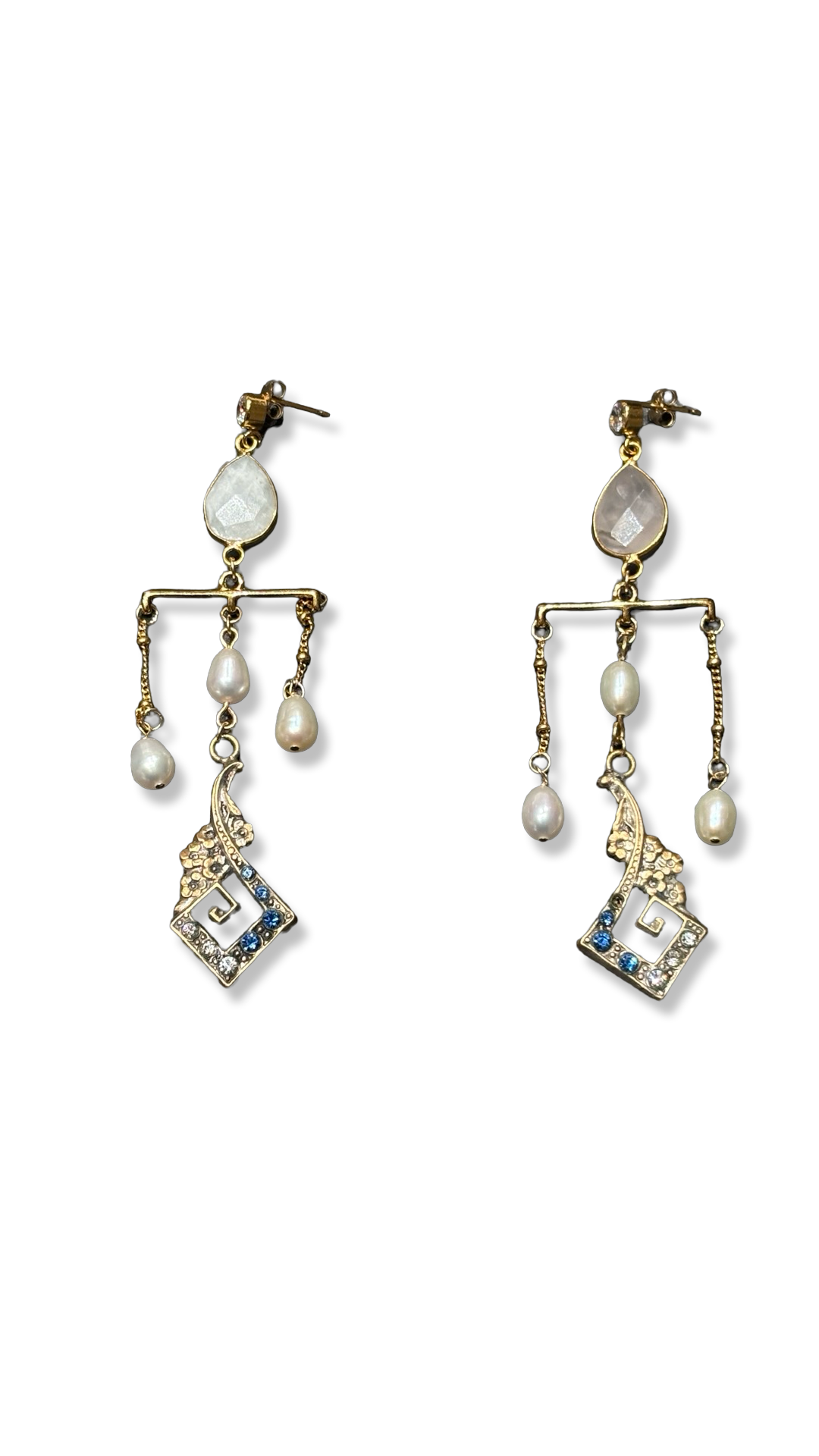 Pendants chandeliers , motif Art Deco