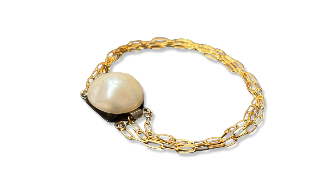 Bracelet 3 rangs et fermoir ancien