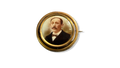 Broche portrait 1900