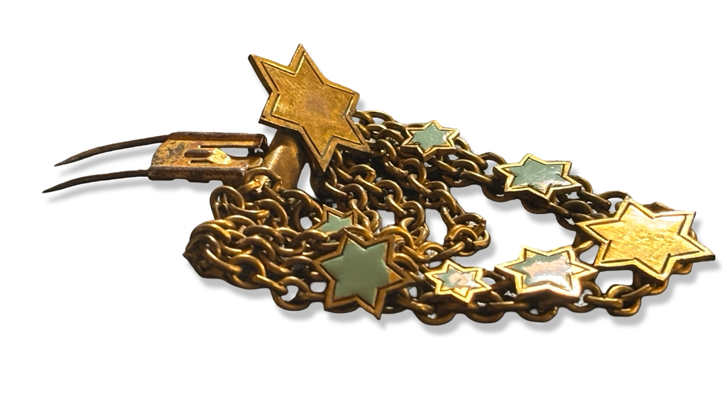 Broche de poche étoilée