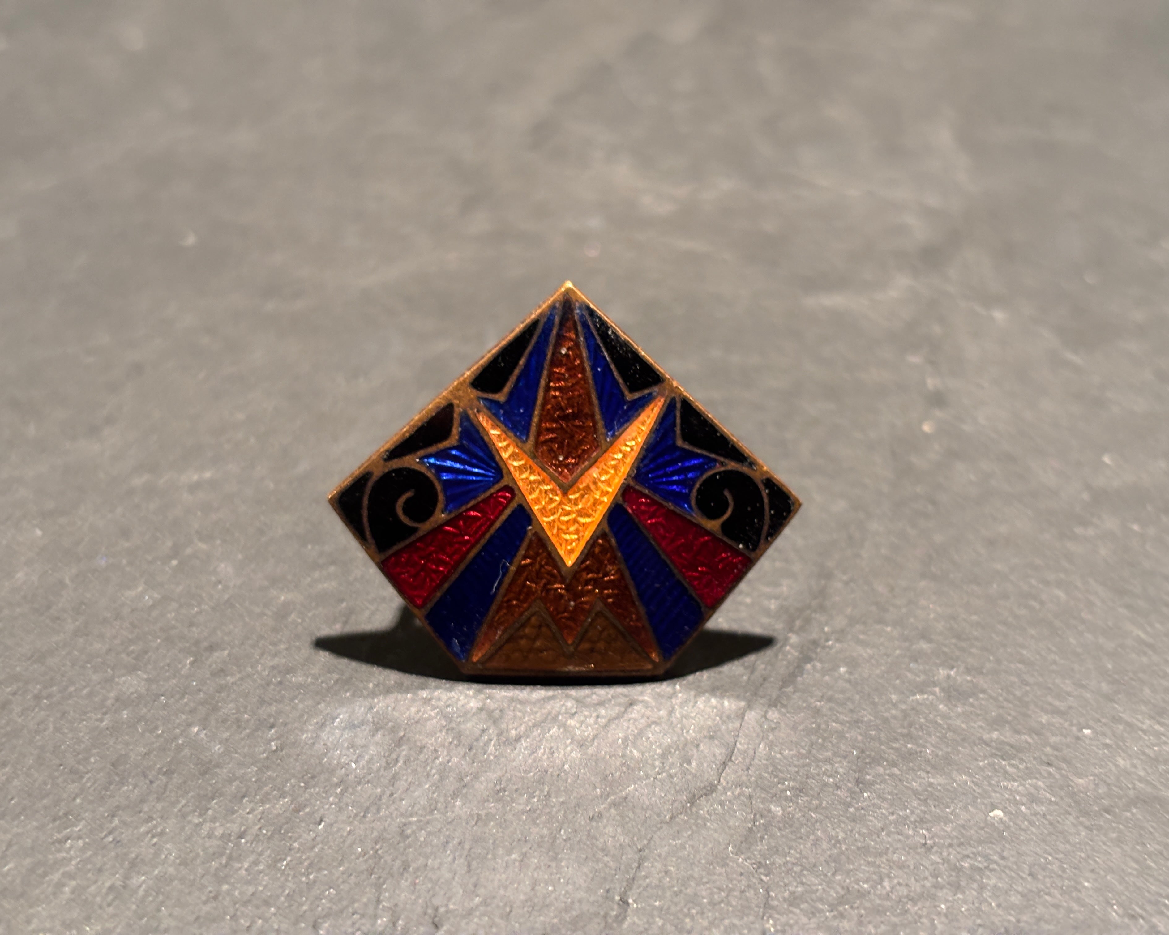 Bague en émaux Arts Deco - blissparis