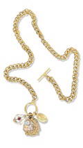 Collier chaîne diamantée , médaille des Chemins de Fer et Médaille Miraculeuse