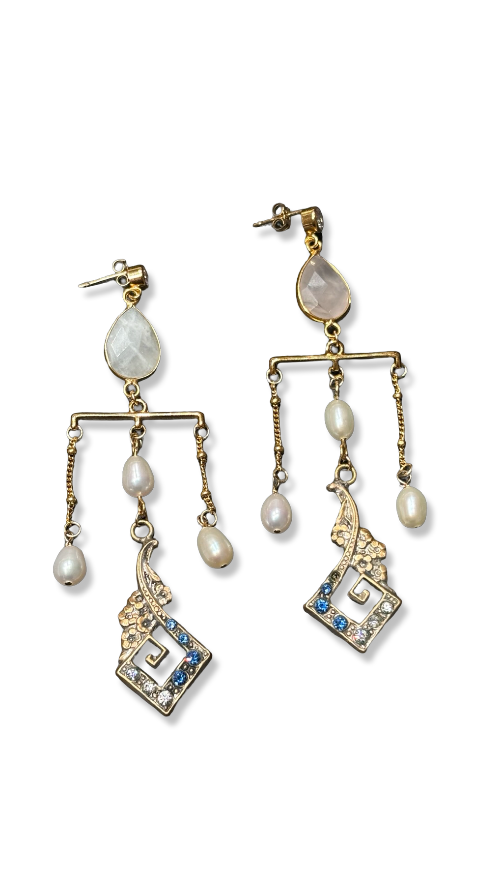 Pendants chandeliers , motif Art Deco