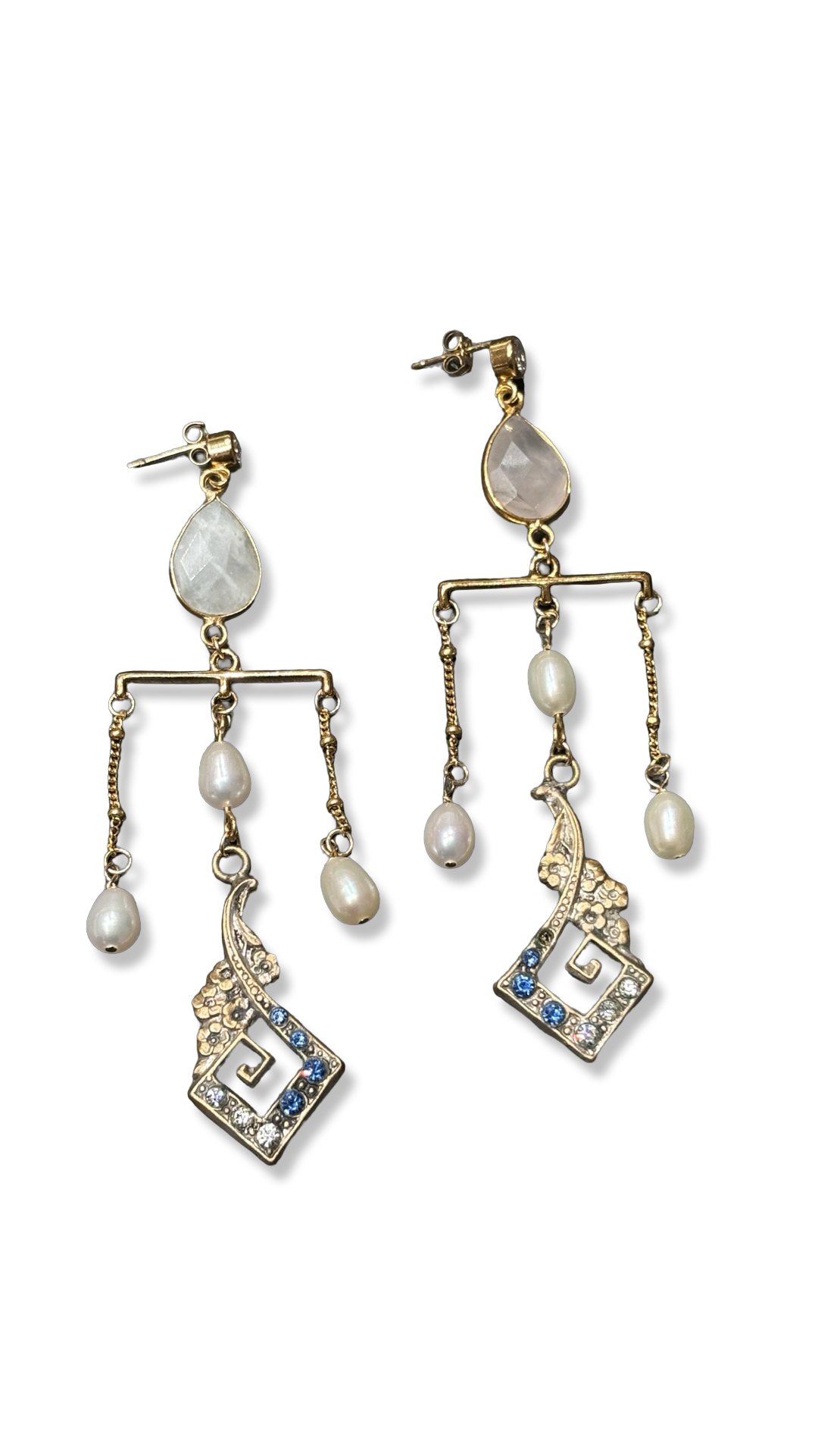 Pendants chandeliers , motif Art Deco