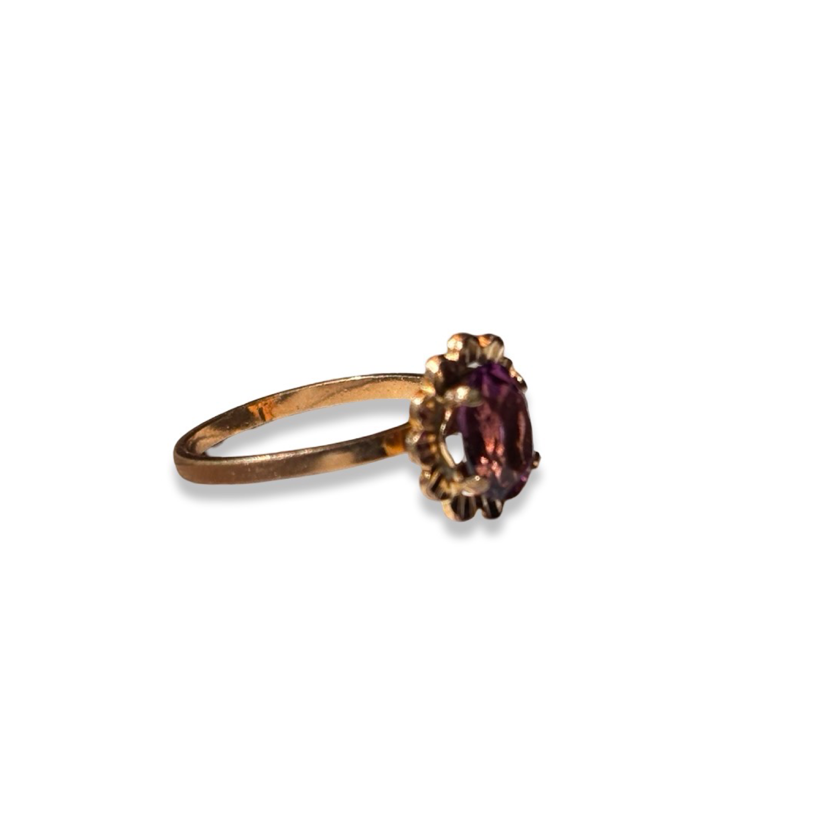 Bague améthyste années 60