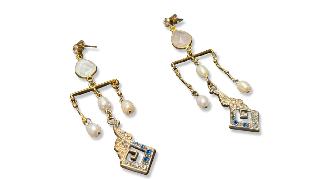Pendants chandeliers , motif Art Deco