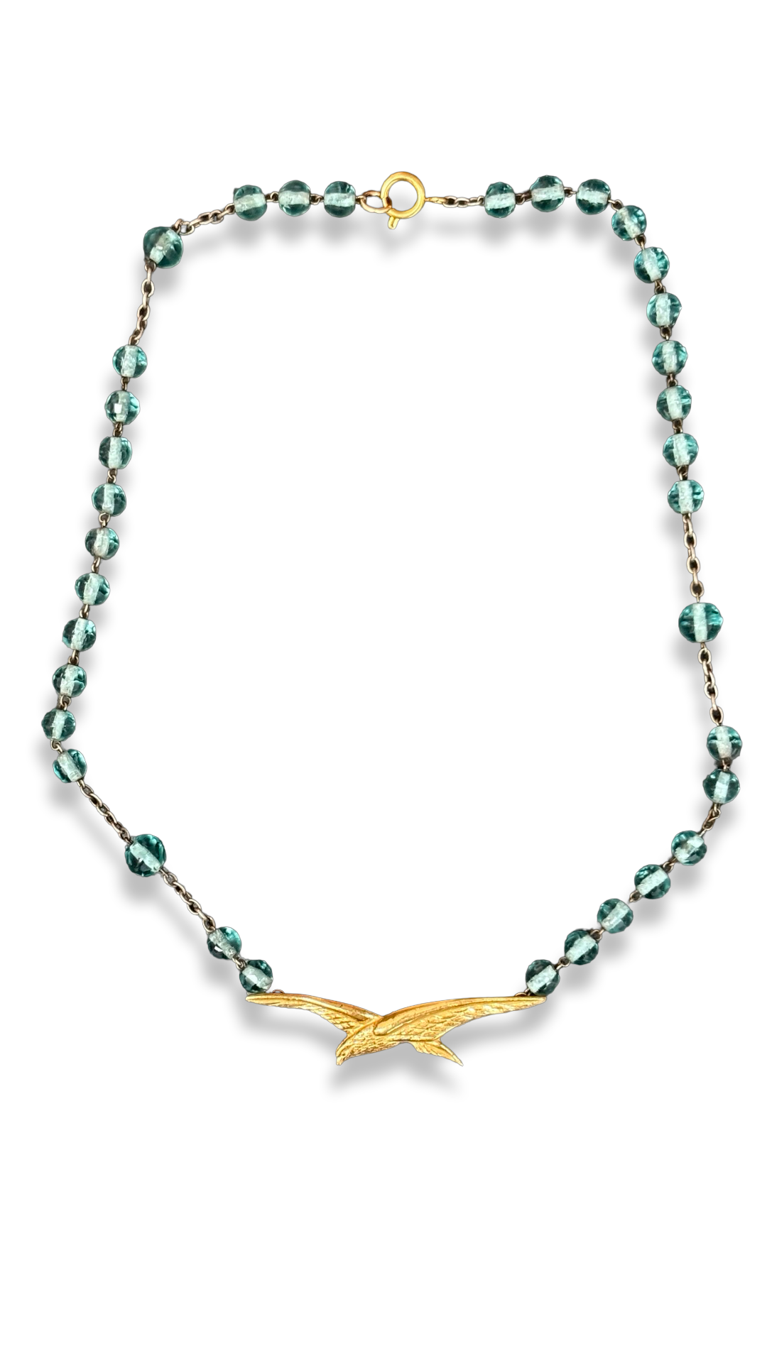 Collier chapelet turquoise et épervier de l’aviation