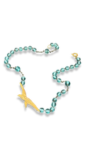 Collier chapelet turquoise et épervier de l’aviation