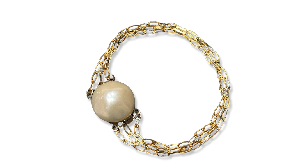 Bracelet 3 rangs et fermoir ancien