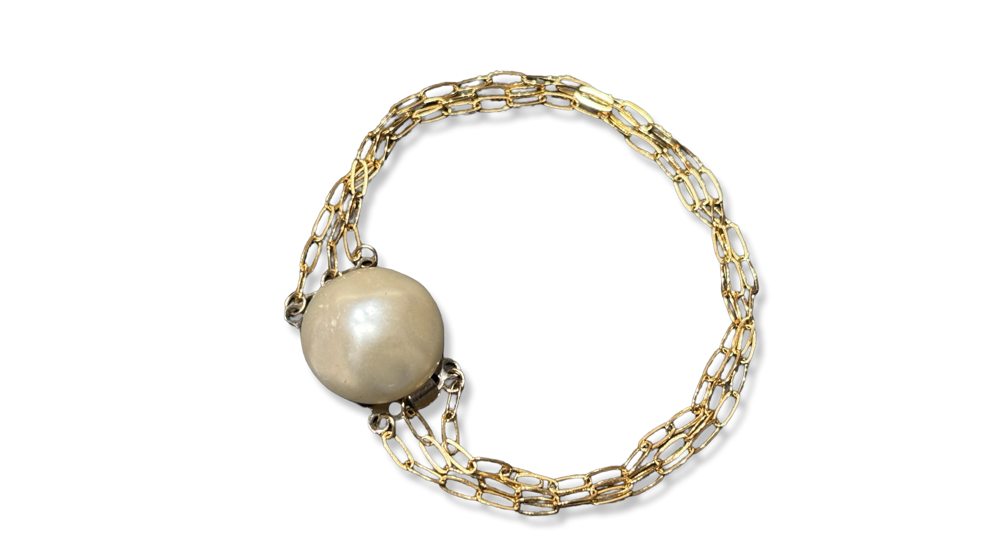 Bracelet 3 rangs et fermoir ancien