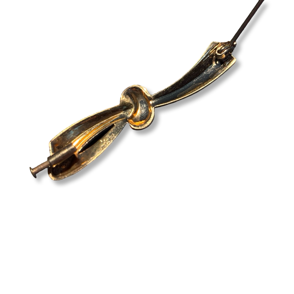 Broche en noeud années 50