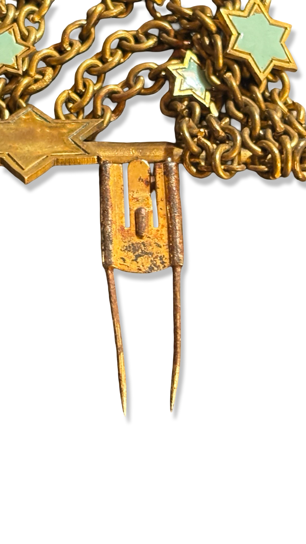 Broche de poche étoilée