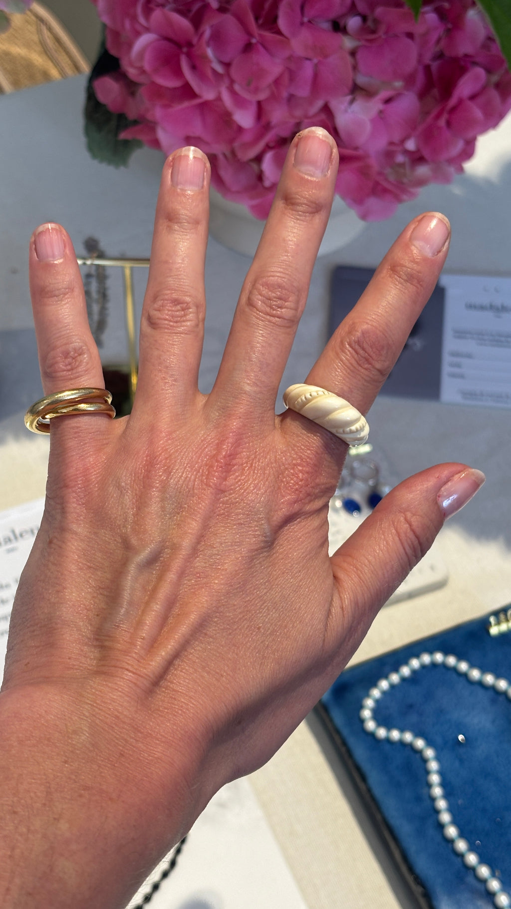 Bague en os