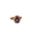 Bague améthyste années 60