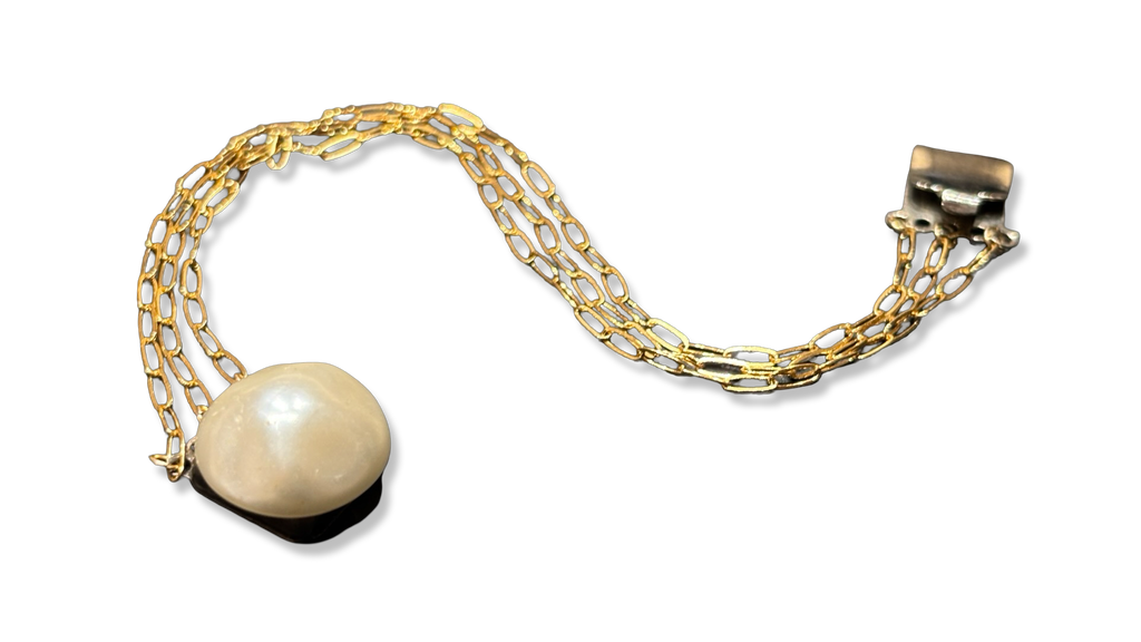 Bracelet 3 rangs et fermoir ancien